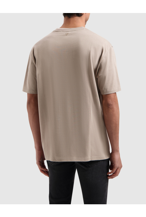 Pure Path taupe heren t-shirt