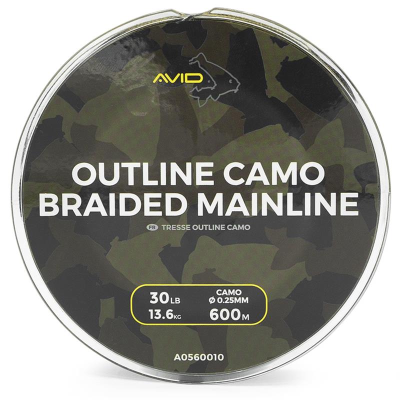 Tresse Avid Carp Outline Camo - 600M