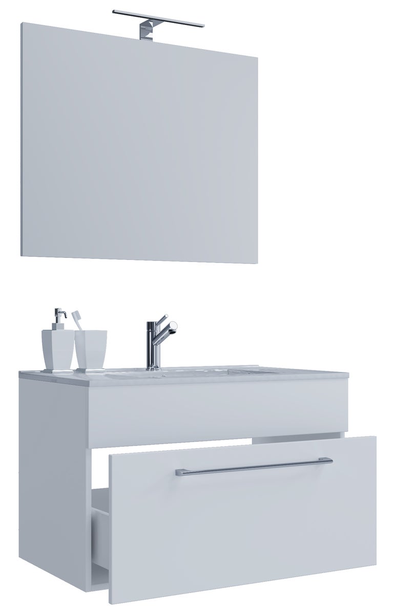 3-delige wastafelset Badinos SP Wit