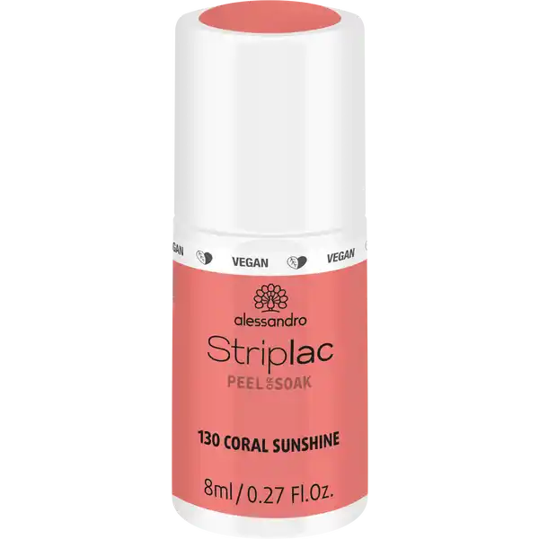 STRIPLAC PEEL OR SOAK CORAL SUNSHINE -VEGAN