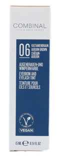Combinal Eyebrow and Eyelash Tint 06 - Auburn Brown 15ML