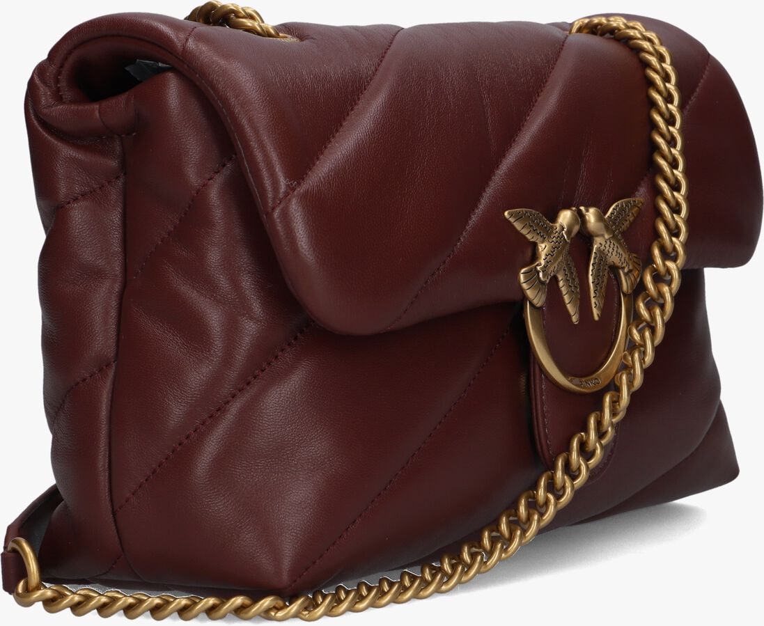 bordeaux pinko schoudertas love puff classic