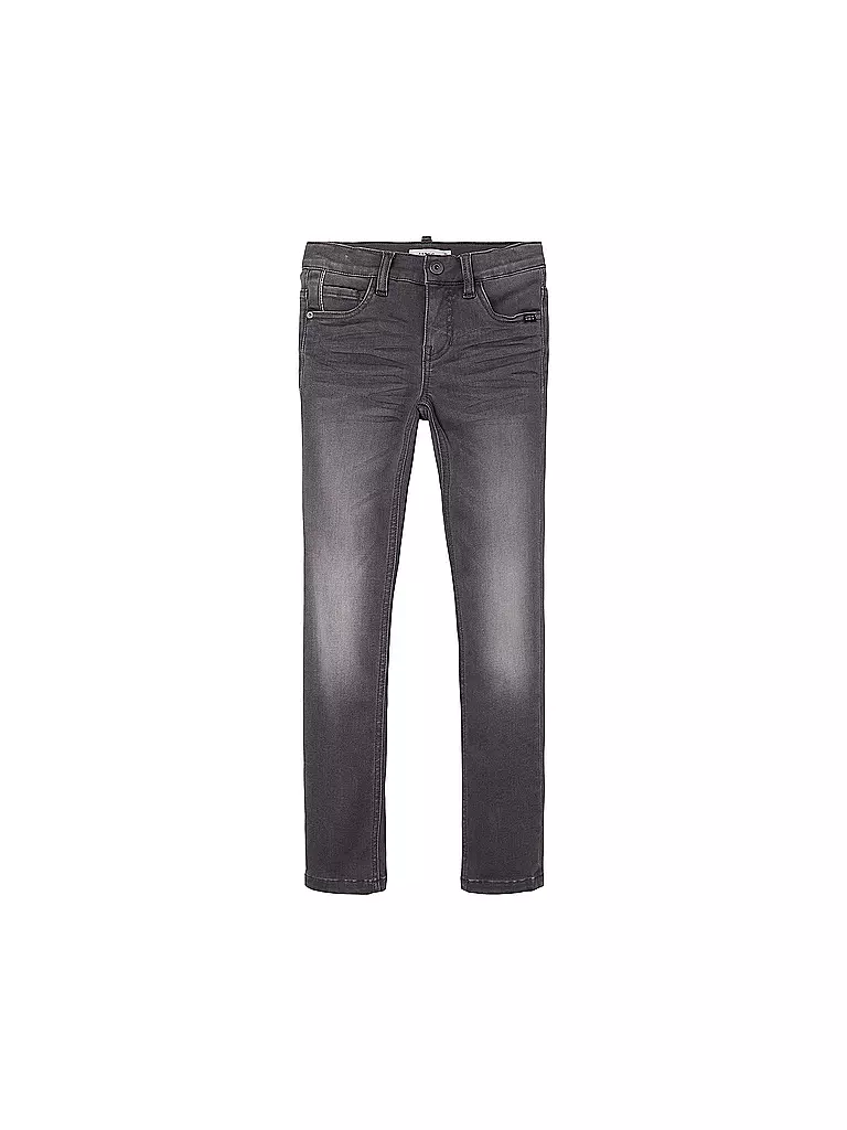NAME IT Jungen Jeans Slim Fit NKMTHEO  grau
