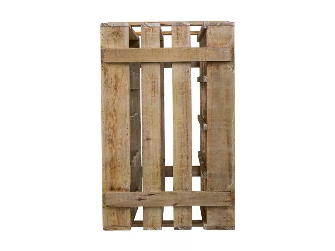 Tiroir casier à vin en bois marron 41x32x55h