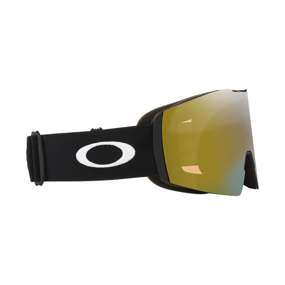 Oakley FALL LINE L - Masque de ski matte black/prizm sage gold