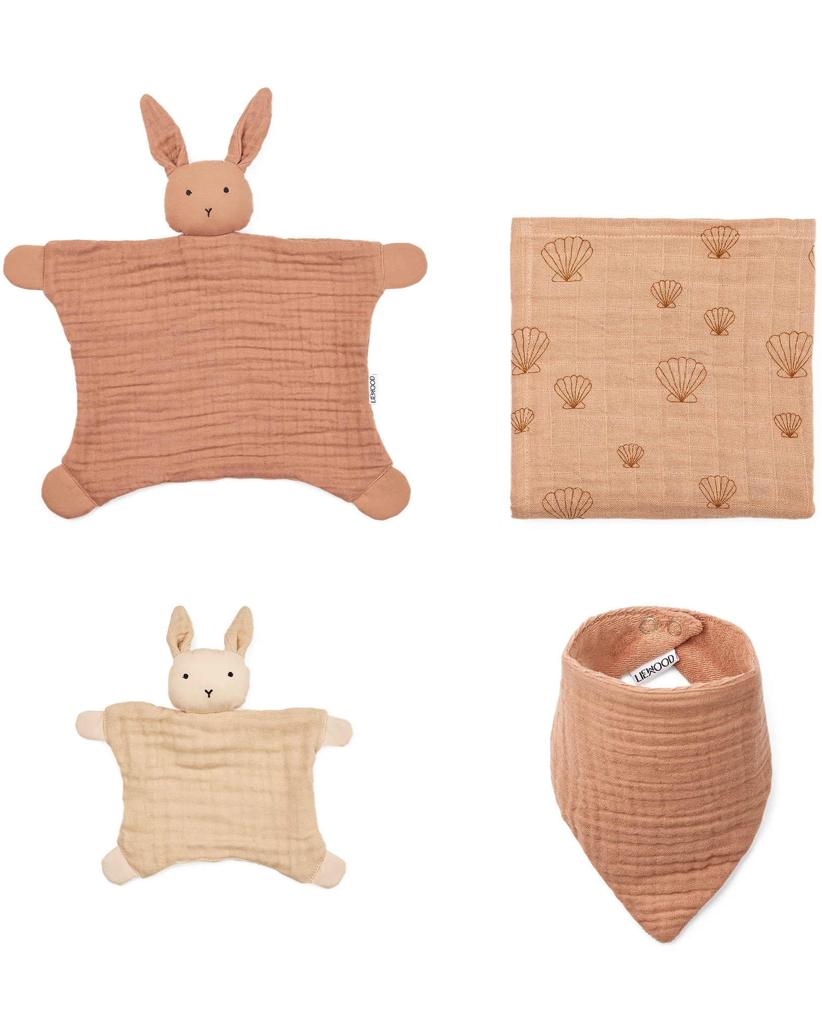 Baby-Geschenkset NADA 4-teilig in rose