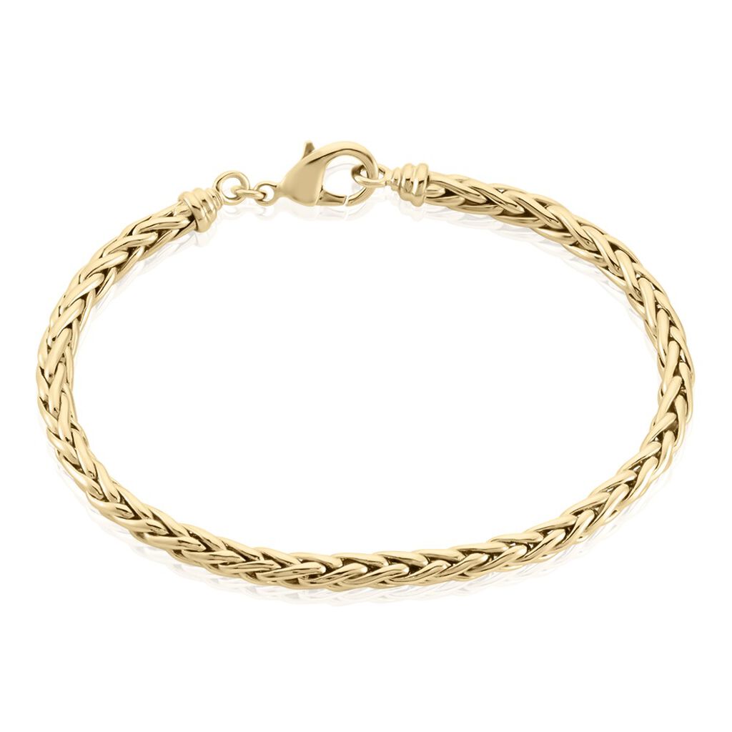 Bracelet Plaque Or Jaune Avelyne