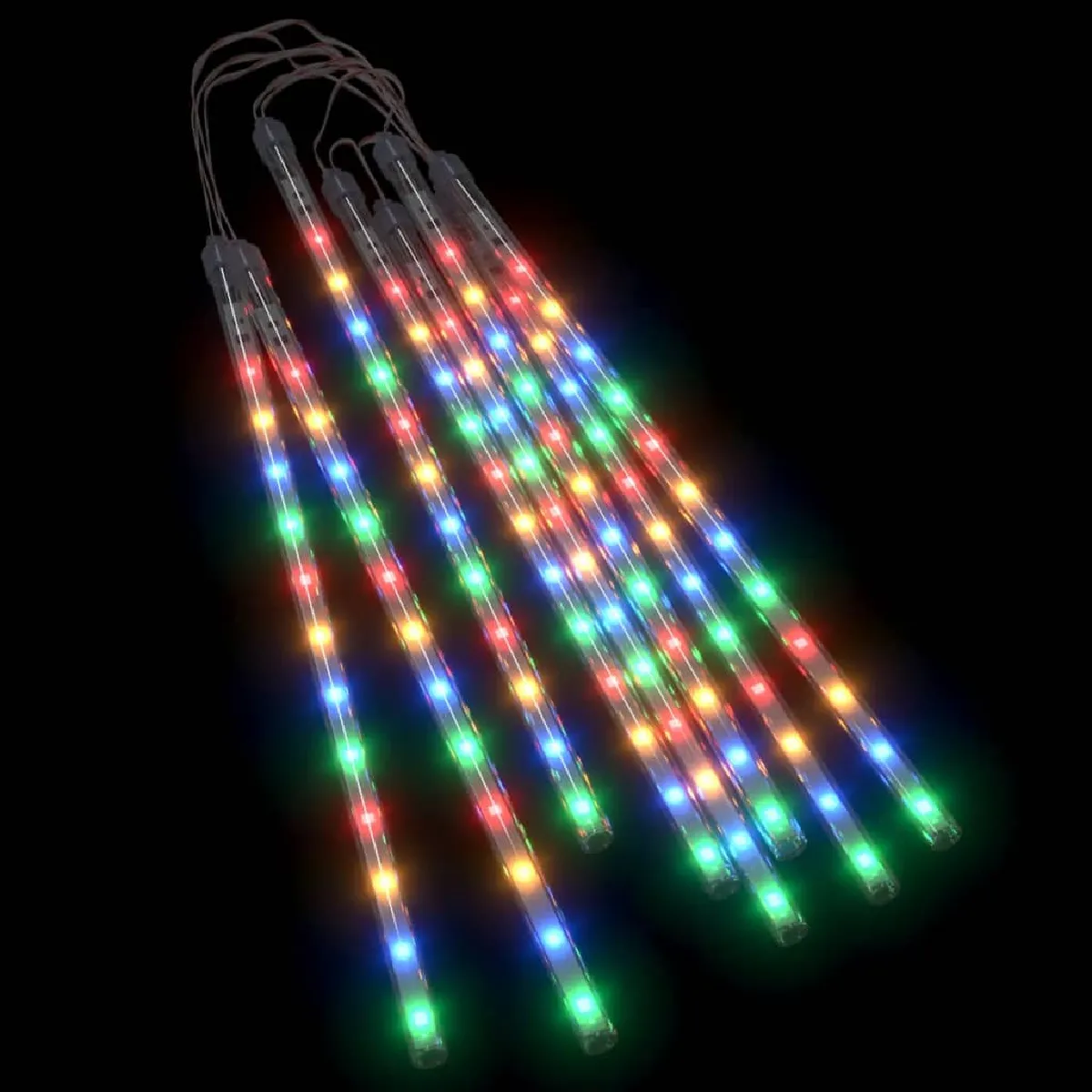 vidaXL Guirlandes lumineuses 8 pcs 192 LED Coloré