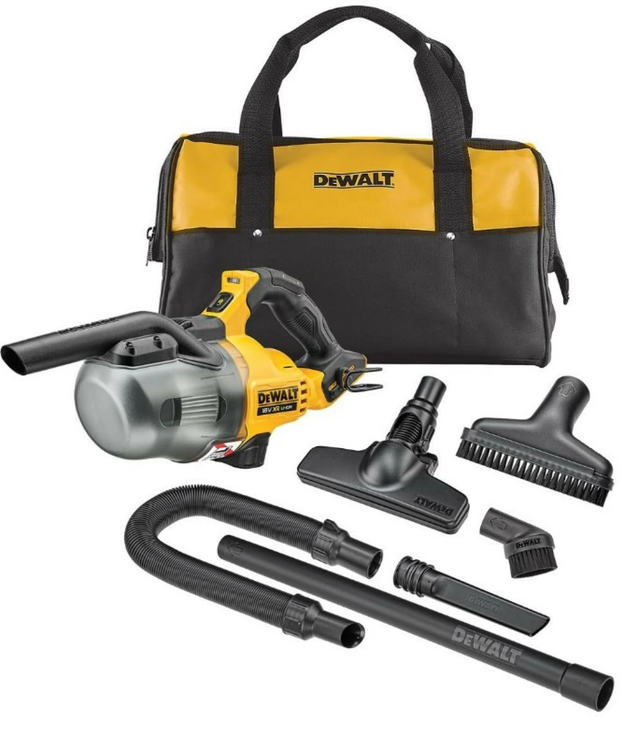 DeWALT DCV501LN-XJ 18V Accu Steelstofzuiger body in tas - L-Klasse