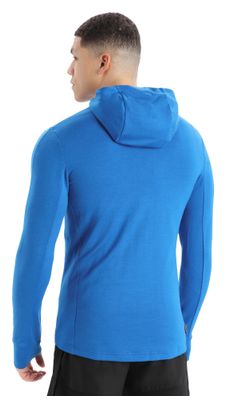 Veste à Capuche Icebreaker Merinos Quantum III Bleu