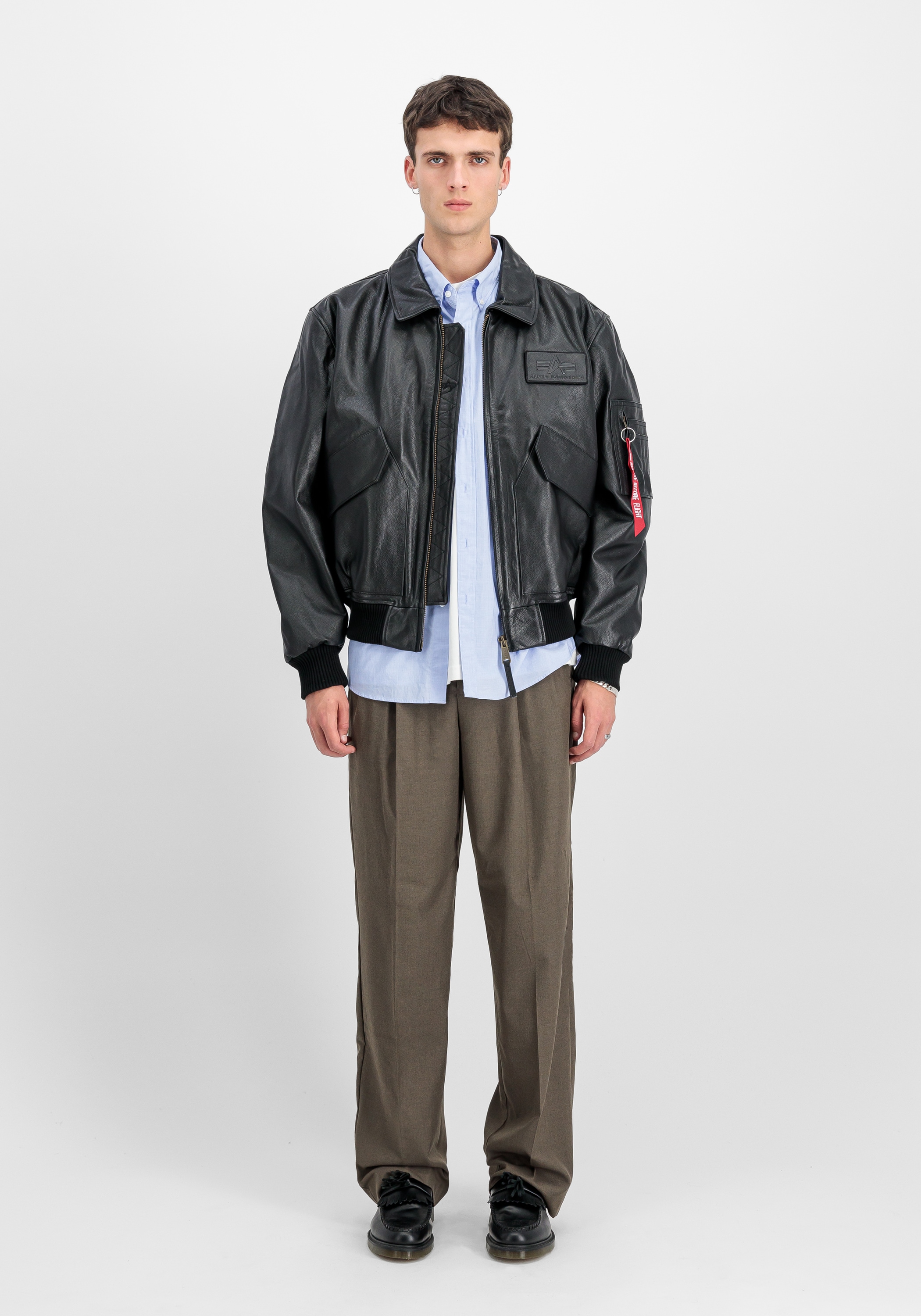 Alpha Industries Lederjacke »CWU-45/P Leather Heritage«