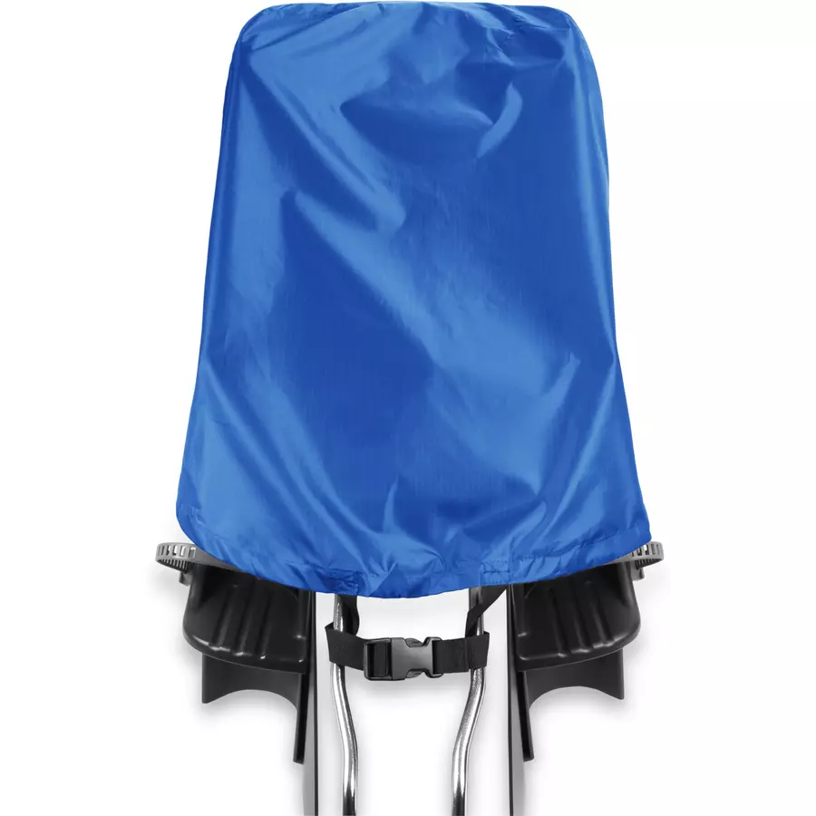 normani Regenüberzug für Fahrrad-Kindersitze BiSeat Blau