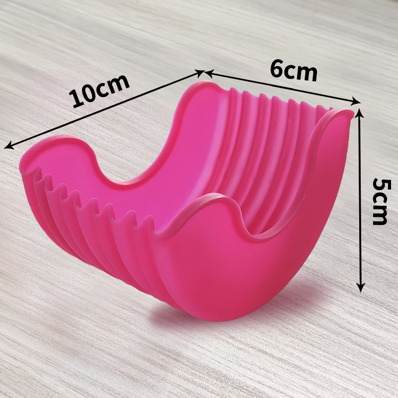 Silikon Burger Halter Wiederverwendbare Sandwich Box Hamburger Halterung - Grau