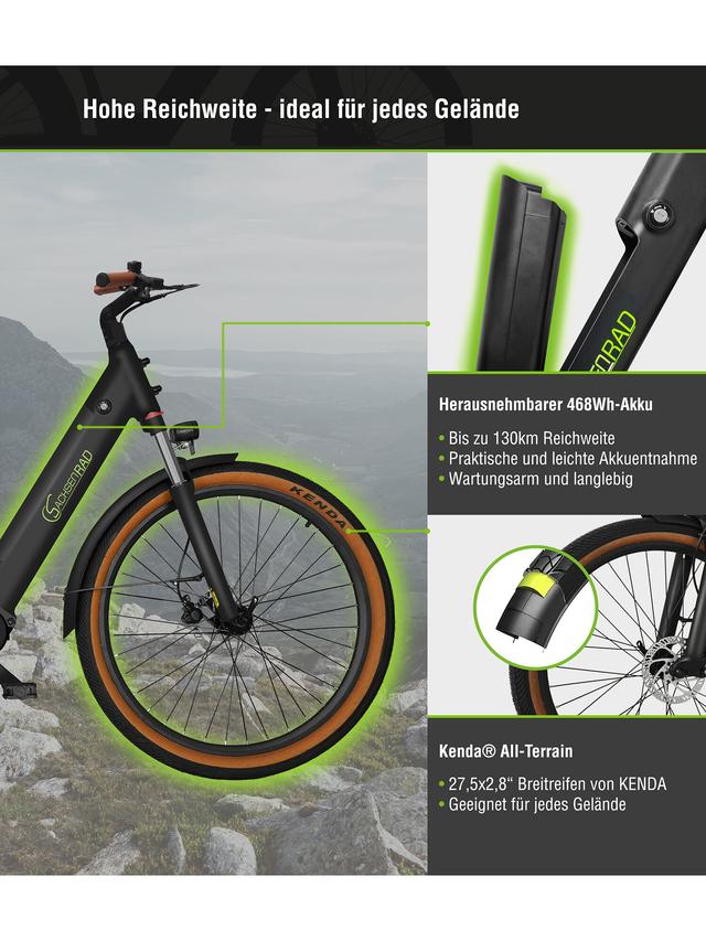 Mobilität der Zukunft E-Fahrrad X7