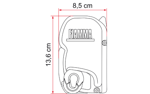 Fiamma Wandmarkise F45s (Titanium)