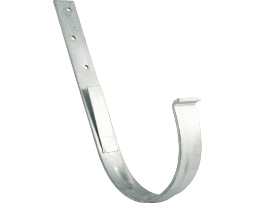Marley gootijzer, staal, halfrond, verzinkt, venstergrijs RAL 7040, NW 150 mm