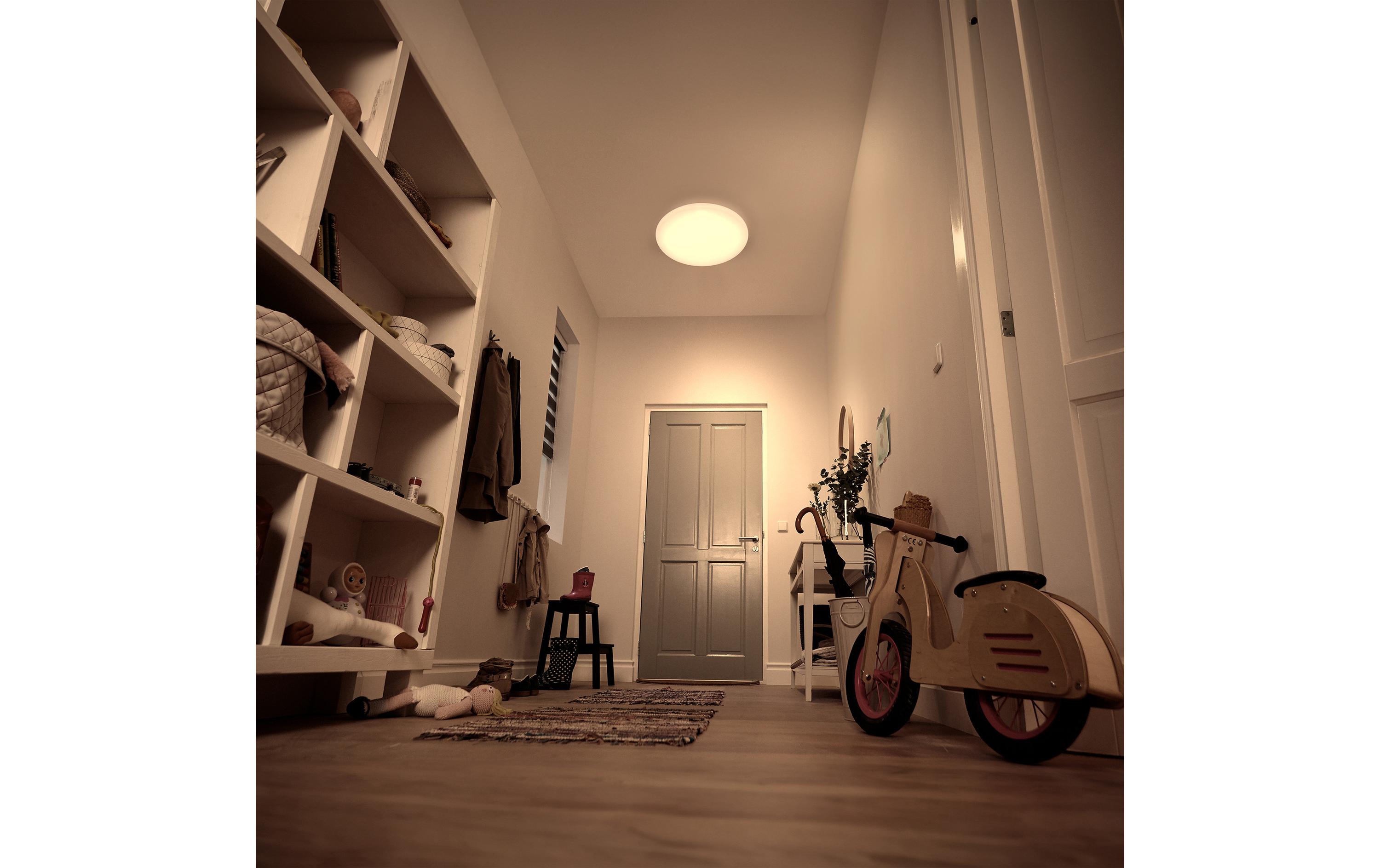 Deckenleuchte Acuna mit Sensor 2700K, 2500 Lumen, WeissDeckenleuchte mit integriertem Bewegungssensor