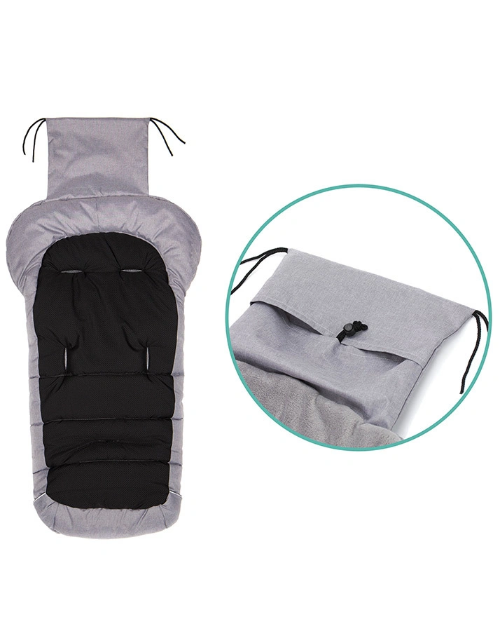 Fußsack K2 SOFT MELANGE in hellgrau melange