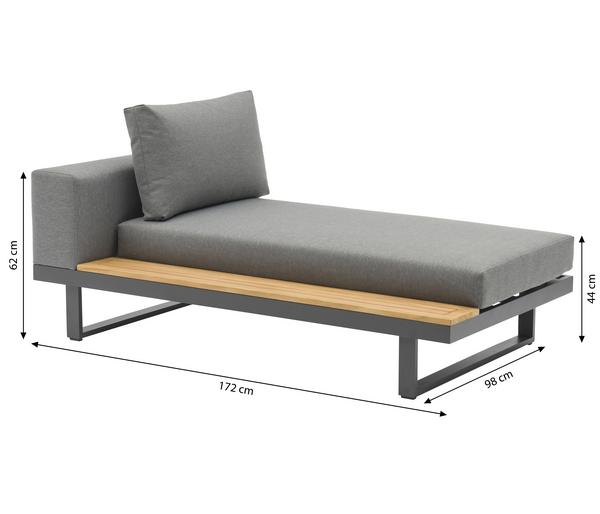 Dehner Lounge Riva, 3-teilig