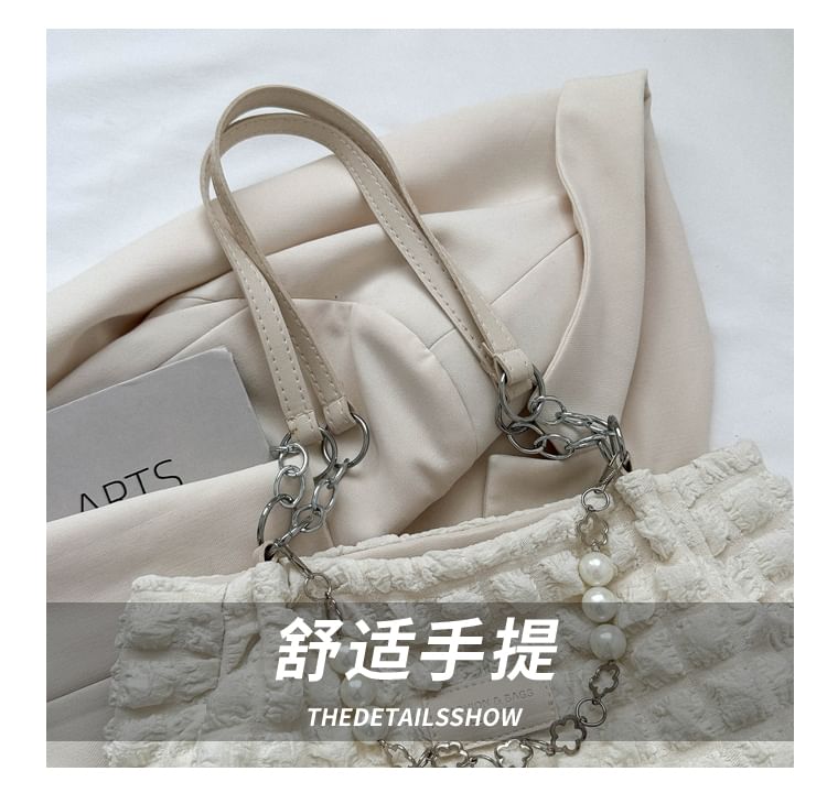 Basaran - Tote Bag met ketting en imitatieparels