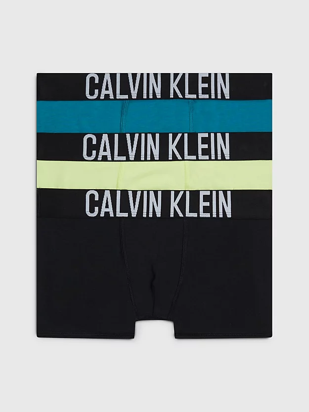 Conjunto de 3 Cuecas Boxer Infantis - Intense Power