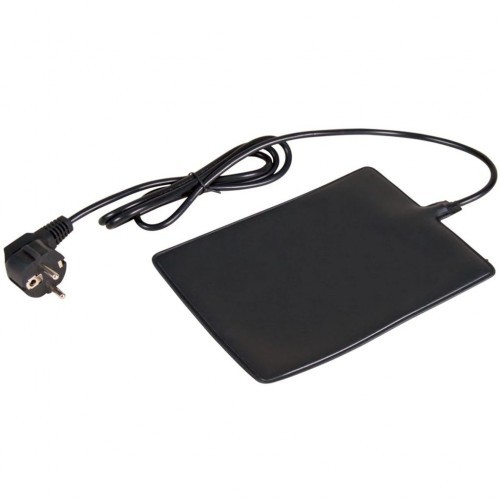 Tapete térmico para terrários, preto