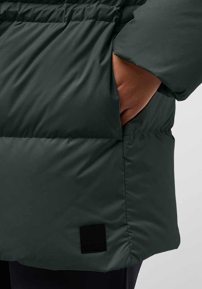 Jack Wolfskin Daunenjacke »KIRSCHALLEE JKT W« mit Kapuze