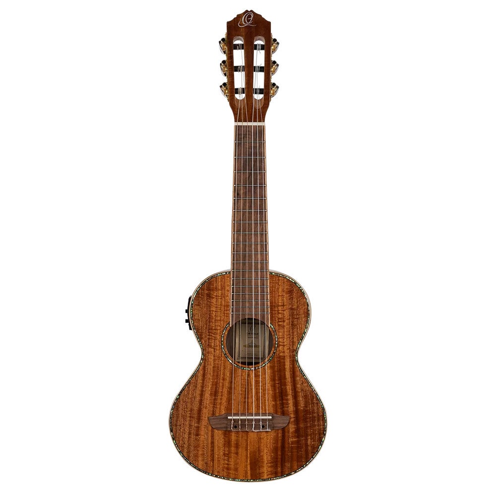 Ortega Mini/Travel Series RGLE18ACA elektrisch-akoestische guitarlele met gigbag