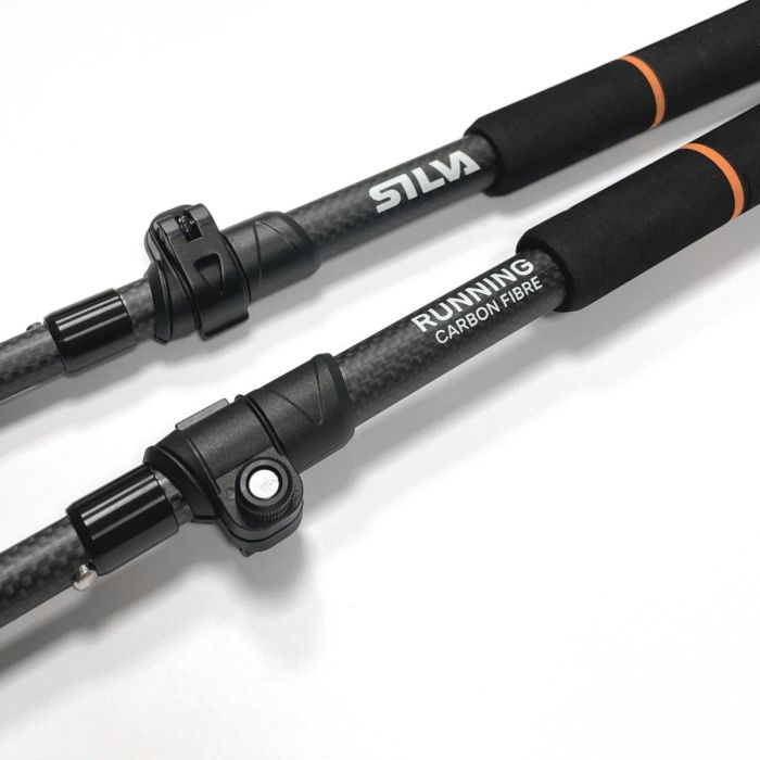 Silva Unisex Stave Running Poles Carbon Adjustable Sort