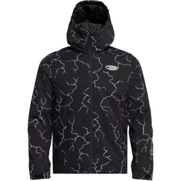 Veste de ski QUIKSILVER HIGH IN THE HOOD YTH HIGH ENERGY HIGH ENERGY BLACK REFLECTIVE