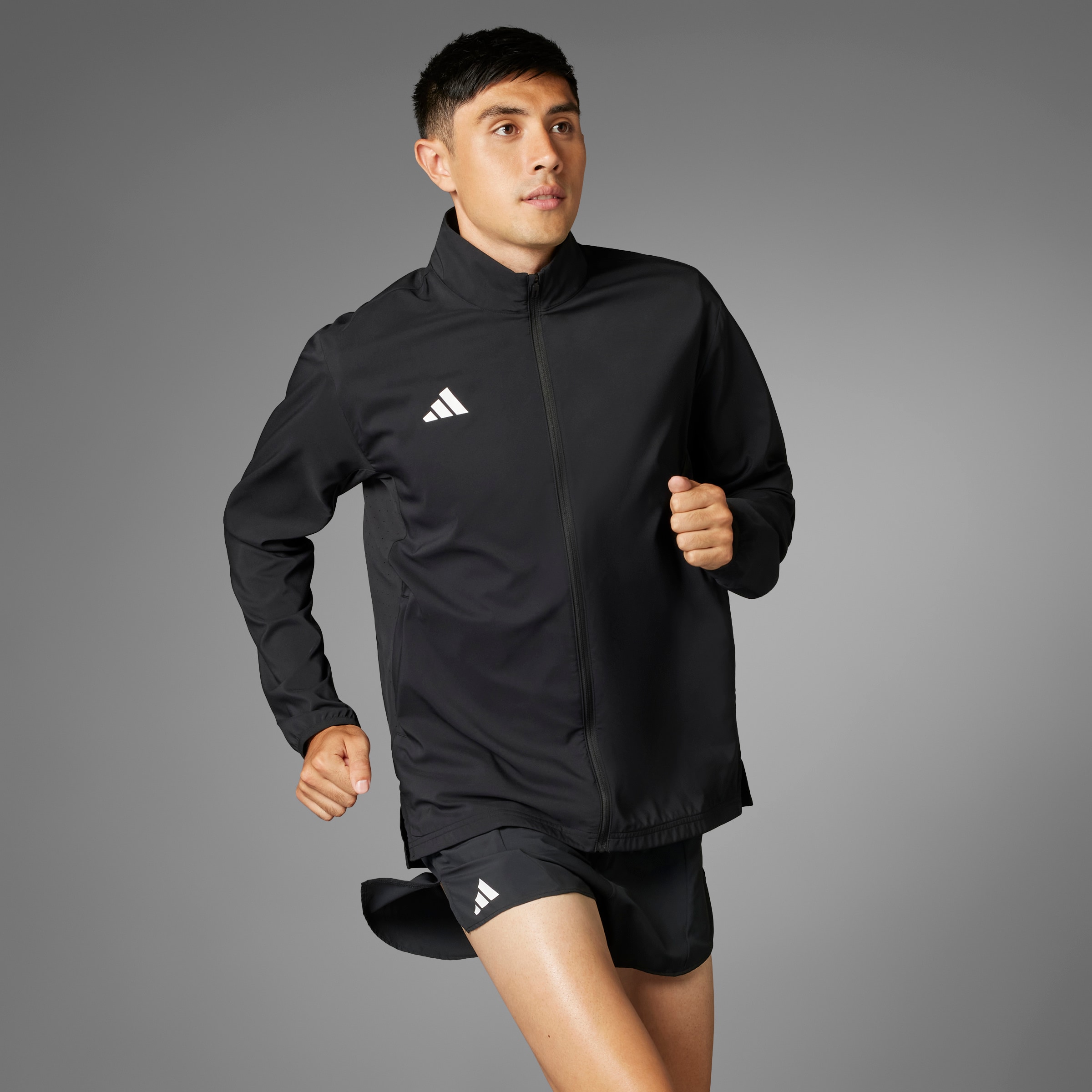 Adidas Adizero E Jacket, Herre<br>Den perfekte løpejakken, uansett vær!