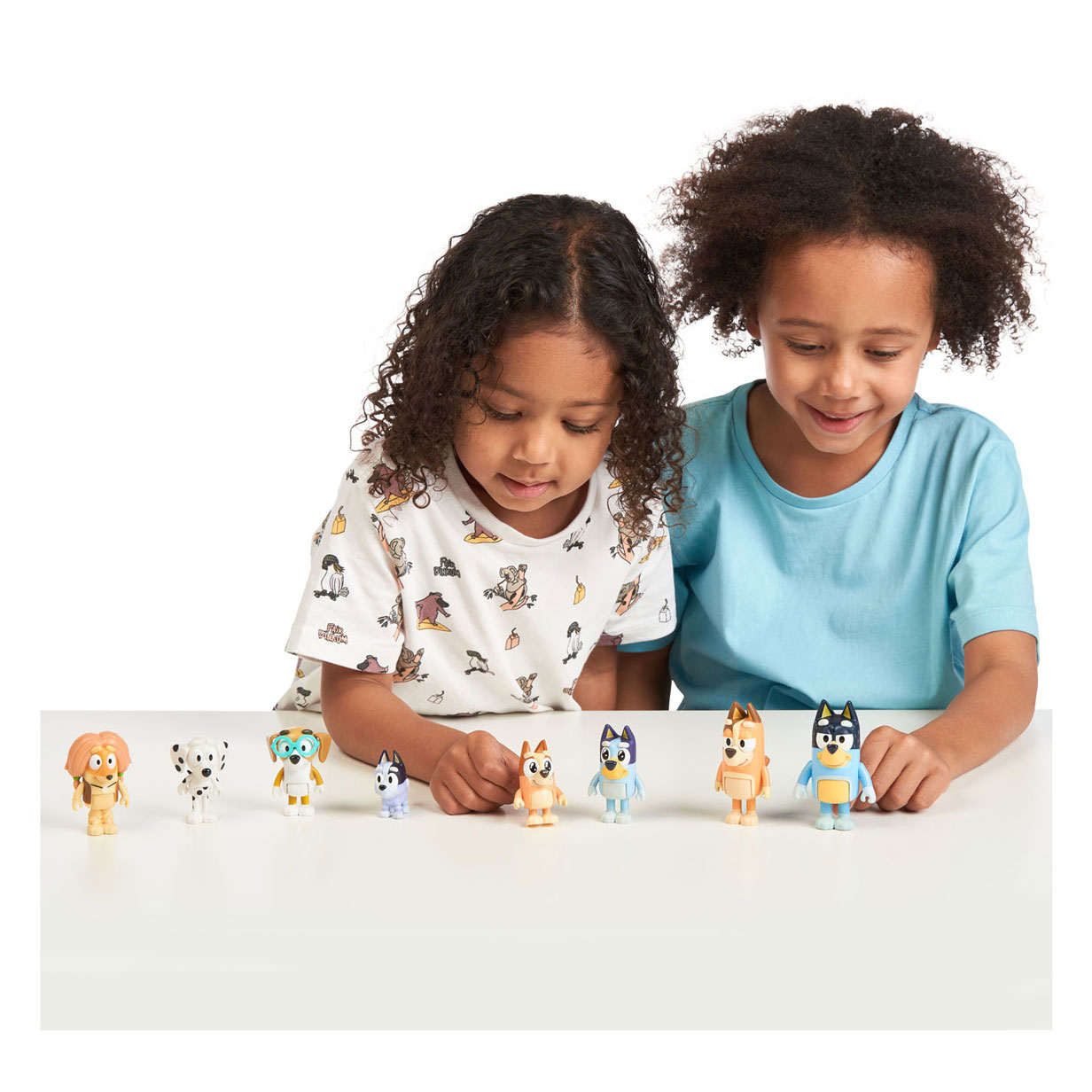 Bluey Speelfiguren Familie & Vrienden, 8st.