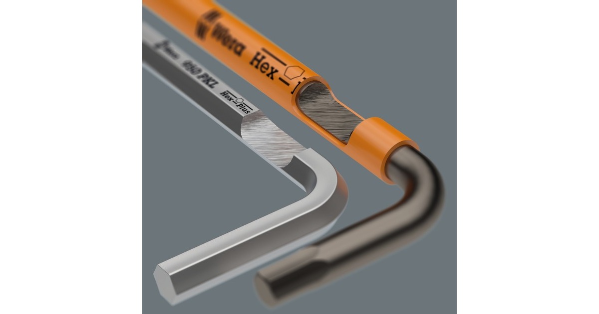 WeraInbussleutelset 950/9 Hex-Plus Multicolour HF 1  (Zwart, 9-delig, kleurgecodeerd)