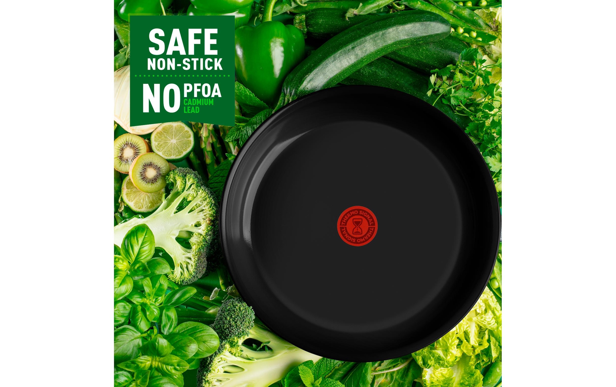Tefal Bratpfanne »Renew Black On 28 cm«