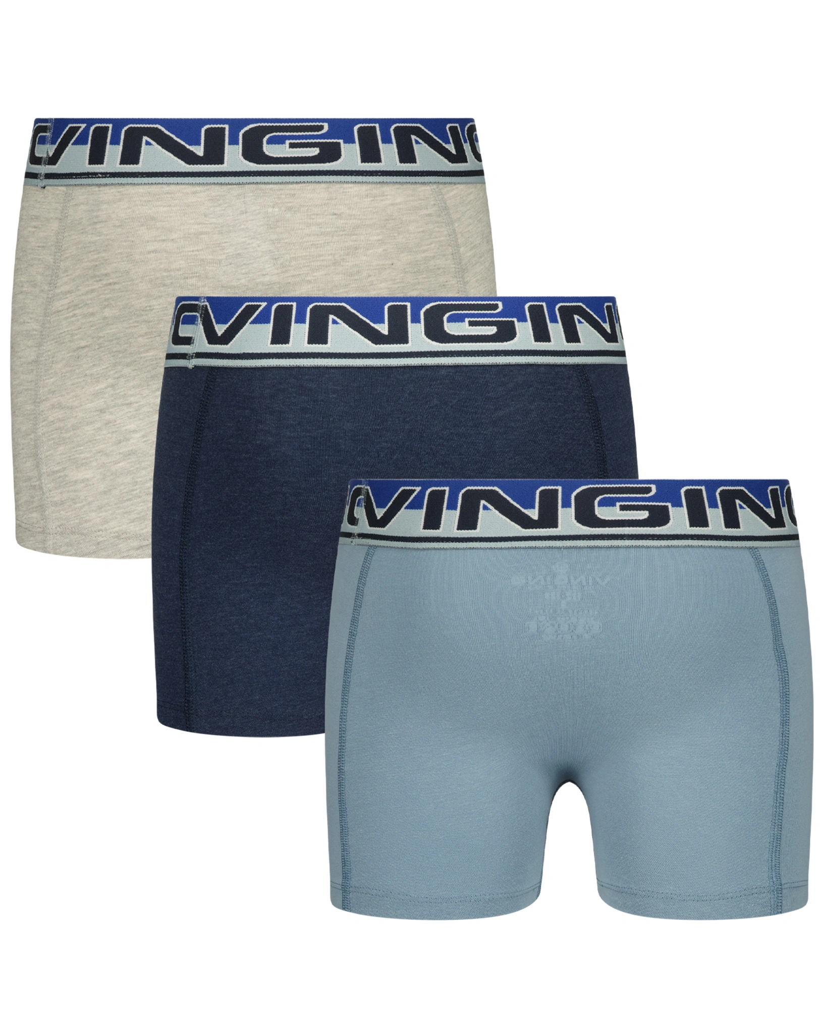 Boxershorts B-241-5 BLUE MELEE 3er-Pack in dark blue