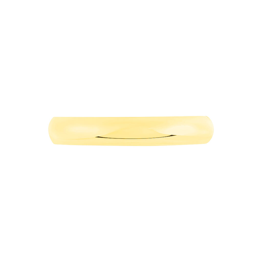 Alliance Aphroditia Demi Jonc Bombé Or Jaune