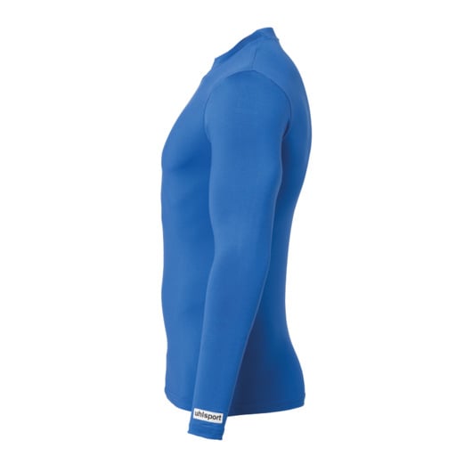 Camiseta térmica Uhlsport tamanho G, cor azul.