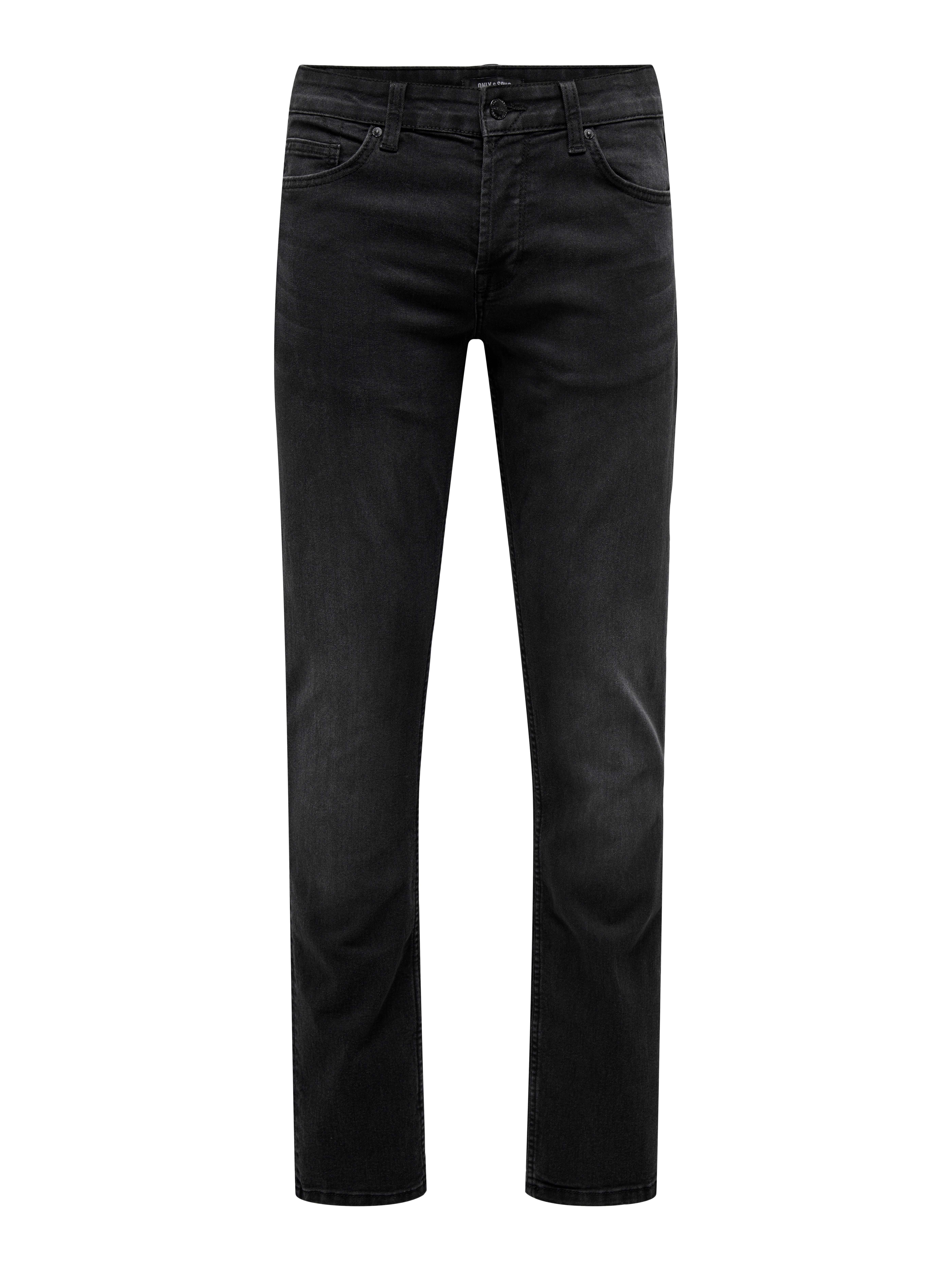 ONSLOOM Mittlere Taille Slim Fit Jeans Washed Black