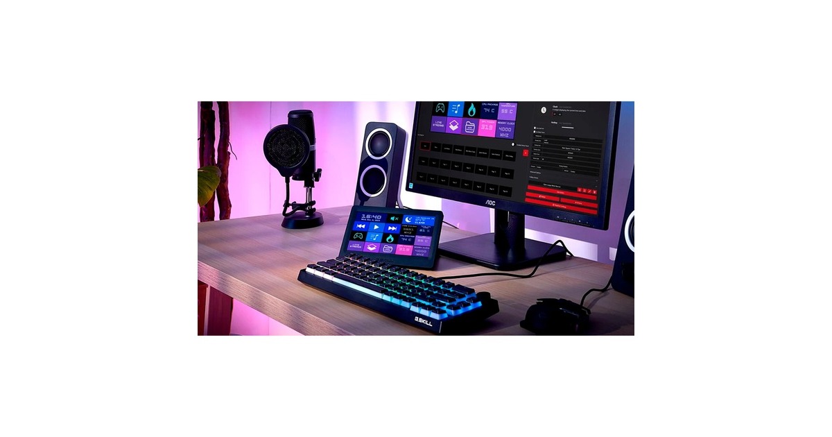 G.SkillWigiDash gaming keypad  (Zwart)