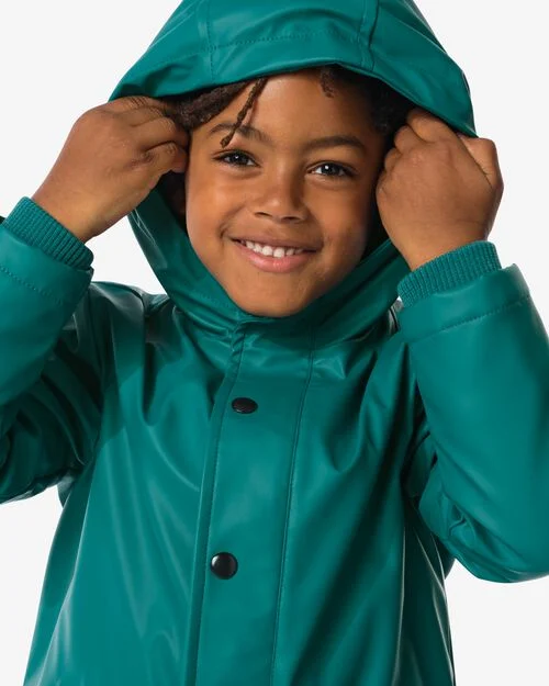 veste enfant à capuche vert