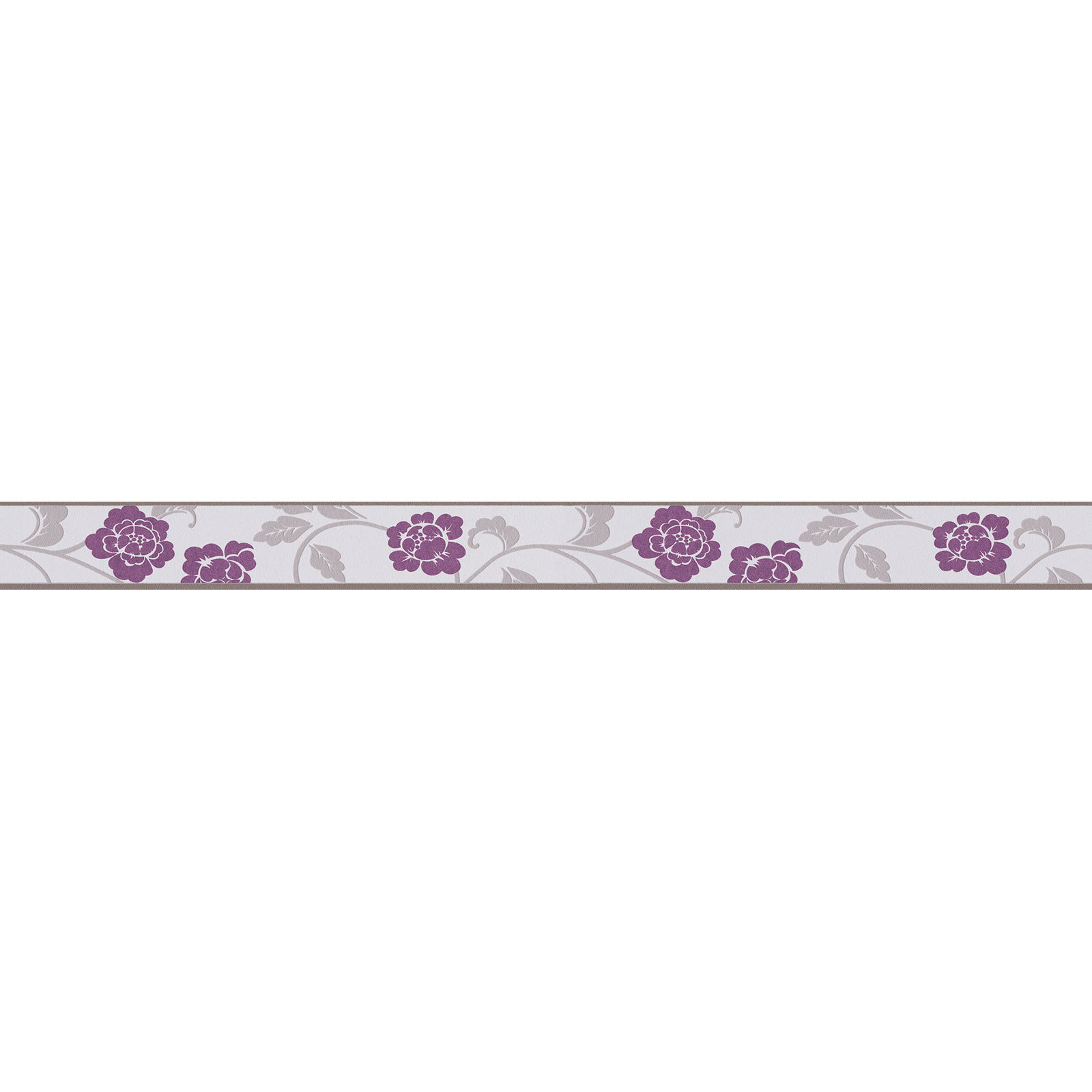 Papier-Borte ONLY BORDERS 10 - violett-grau - 5 Meter