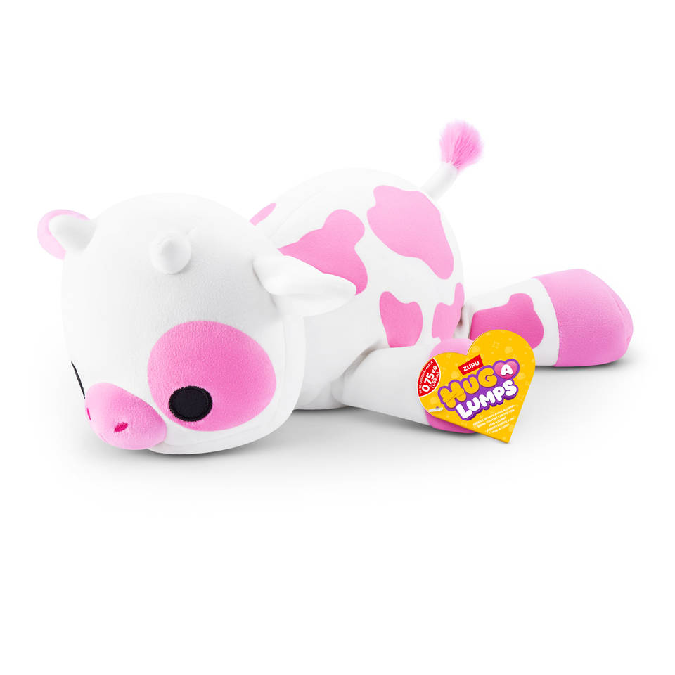 Hug-A-Lumps knuffel koe Clover - 35 cm