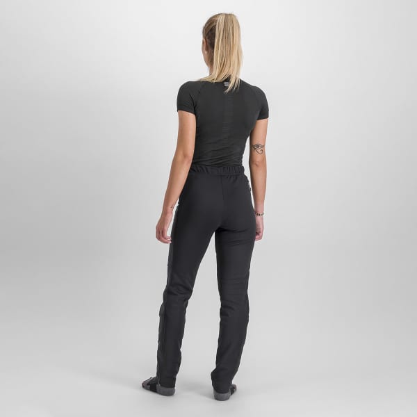 Pantalon ski de fond SPORTFUL SQUADRA W PANT SHORT ZIP BLACK
