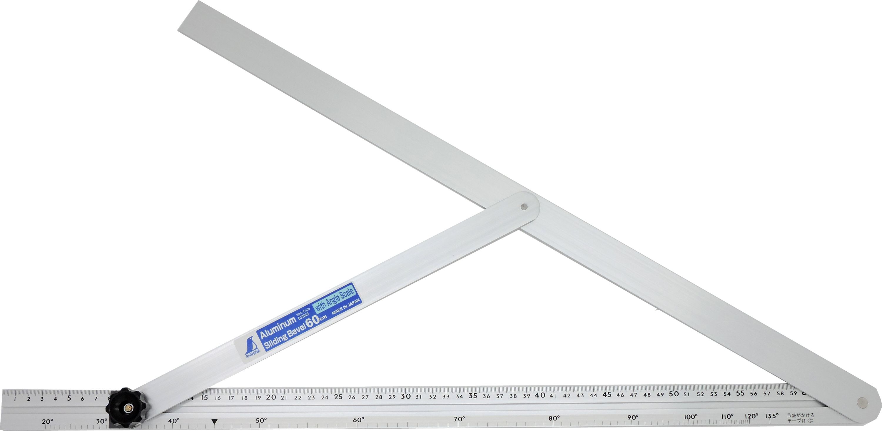 FAMEX 12607 Zimmerer-Schmiege 60 cm (62662), Winkelmesser