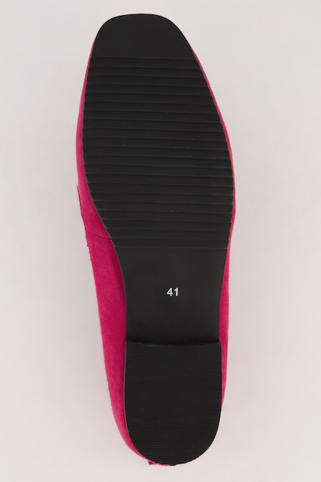 Leder-Loafer, Flechtriemen, Wechselfußbett, Weite H