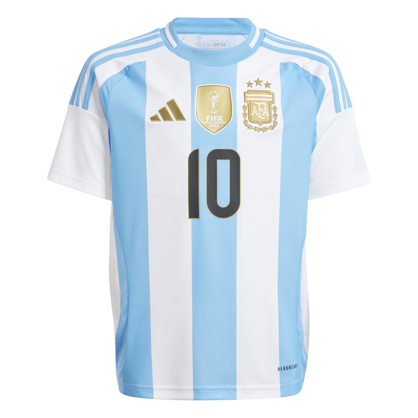 Adidas Argentinië Thuisshirt Messi 10 2024-2026 Kids