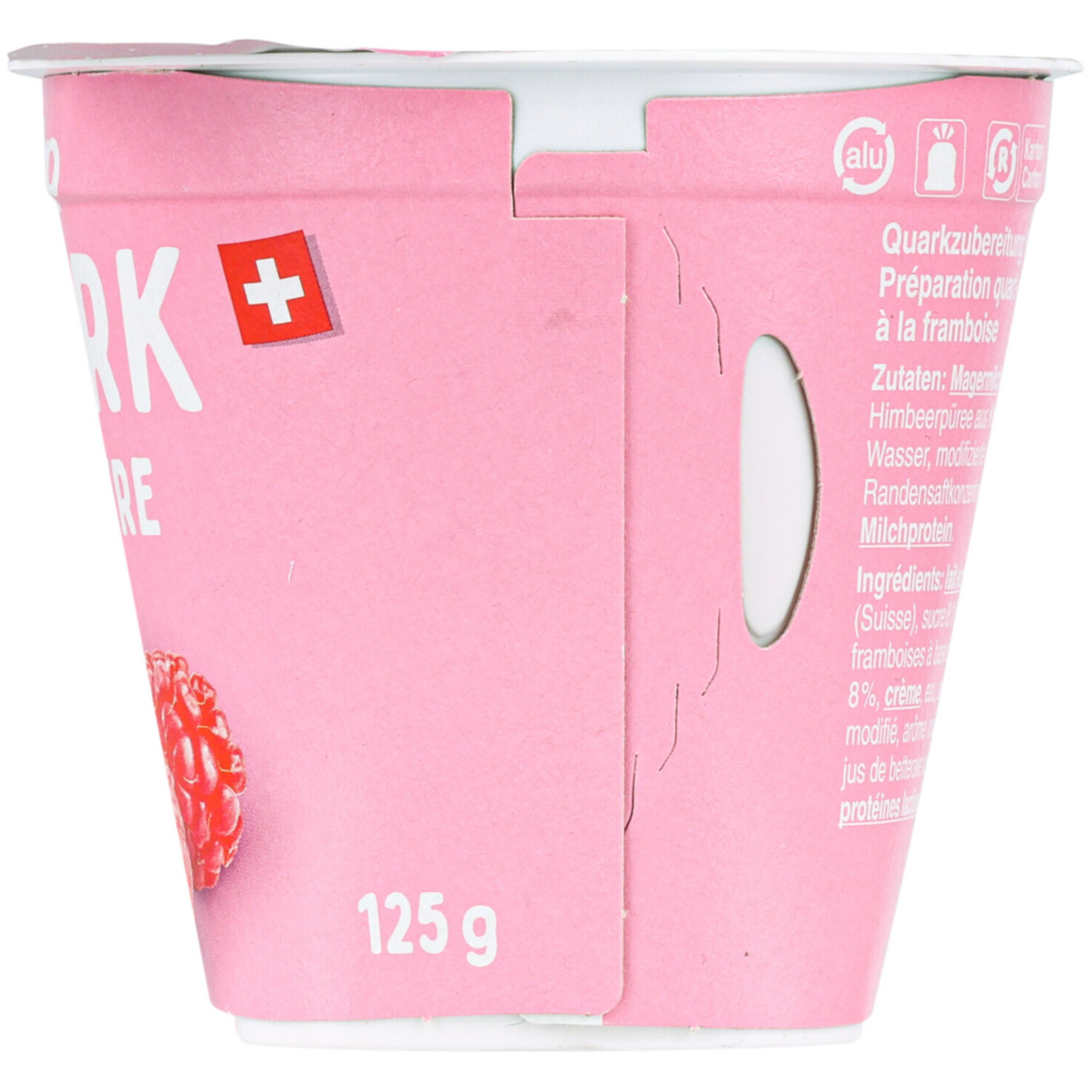 Früchtequark Himbeere 2x125g
