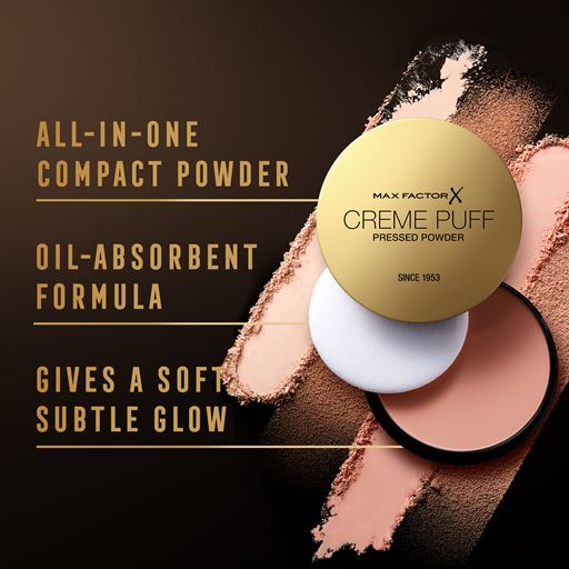 Max Factor Creme Puff Pressed Compact Pudder, 75 Golden