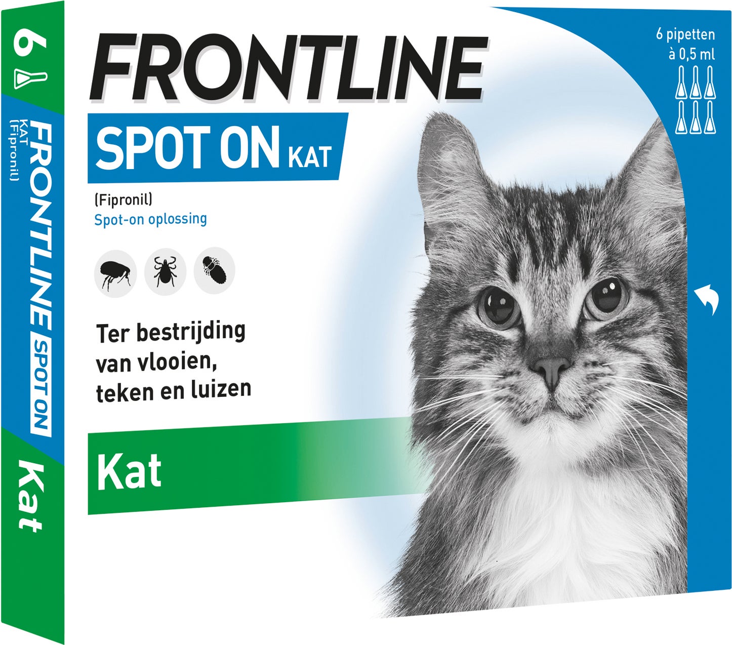 Frontline Spot On kat 6 stuks