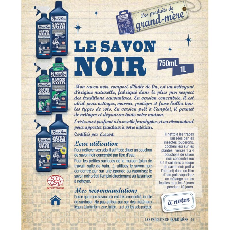 Savon Noir Briochin – Spray 750 ml